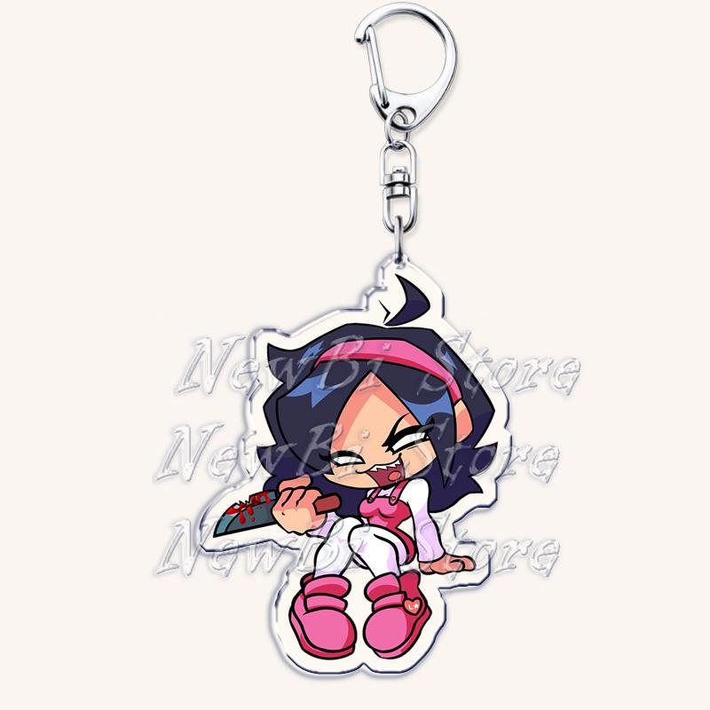 

Cute Anime Game Boyfriend Girlfriend Keychains for Accessories Bag Game Lover Keyring Jewelry Friends Gaming Gamer Fans Gifts
