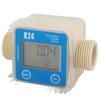 K24 LCD Turbine Digital Diesel Fuel Flow Meter Widely Used for Chemicals Water
