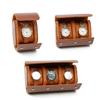 1/2/3 Sleuven Horlogeroller Reiskoffer Draagbare Vintage Leer Horloge Display Case Opbergdoos Horloge Organizers Mannen Kerstcadeau