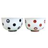 Japanese Tosai Daruma Pair Princess Bowl