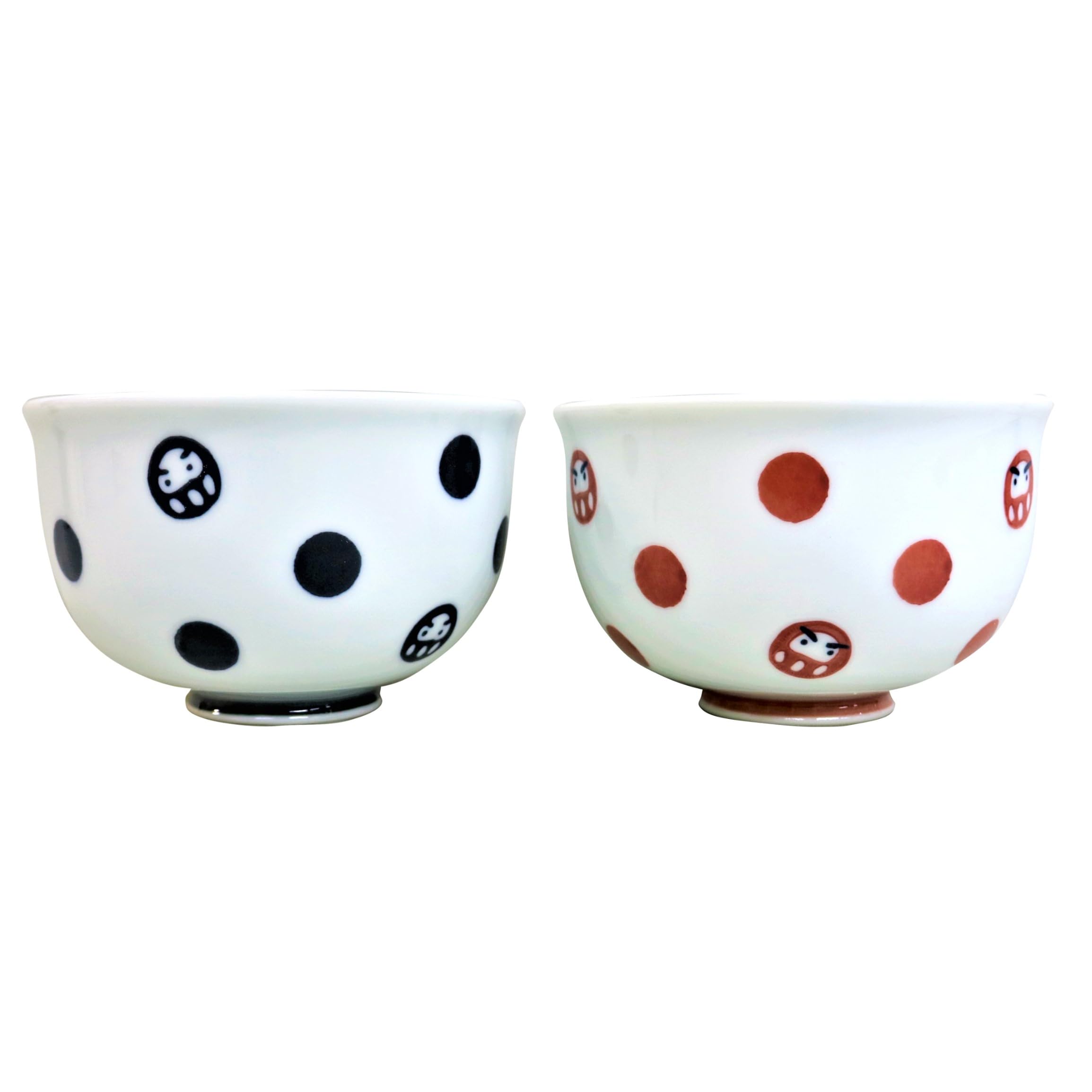 Японская пара Дарuma Тосай, чаша для принцессы