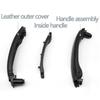 Left Right Car Interior Leather Door Handle for Land Rover Discovery Freelander 2015- Inner Door Panel Handle Pull