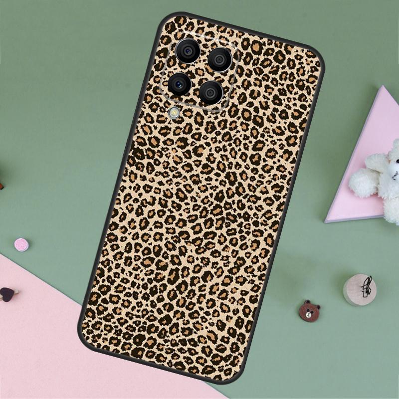 Leopard Print For Samsung Galaxy M11 M21 M31 M12 M13 M14 M15 M35 M34 M54 M33 M53 M32 M52 M06 M16 M55 Case