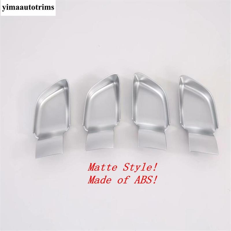 Car Inner Door Handle Bowl Frame Cover Trim Fit For Hyundai Sonata DN8  -  Matte / Carbon Fiber ABS Interior Accessories