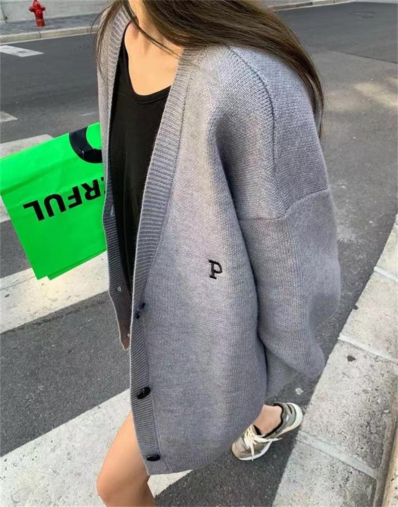 Designer Niche Korean Loose Soft Knit Cardigan - Autumn/Winter Women's Sweater