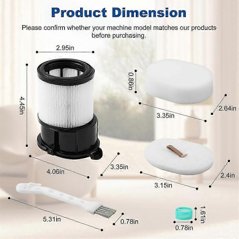 IP3251 IP3252 IP3124 HEPA Filter Replacement for IP3251 Cordless PowerDetect Clean Empty Stick Vacuu