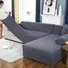 Thickened Elastic Sofa Cover Full Coverage  Solid Color Winter Nordic Simple Leather Sand Hair Towel  Full Cover Sofa Cushion Cover Fabric