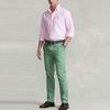 Polo Ralph Lauren SS22 Classic Cotton Oxford Long Sleeve Shirt Men Shirts Pink MNPOWOV16821981-999