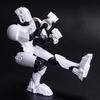 1 Set Action Figure Multi-Joint Movable Robot Toy Plastic Figure Doll for Home Office Desktop Decoration