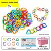 Geometric Link Building Blocks: Small-Sized Intellectual Development Toy for Kids