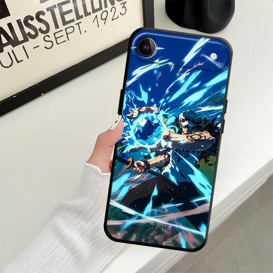Ones Pieces Zoro Funda Phone Cover Case for iPhone 14 13 Mini 7 8 15 Plus 12 17 16 Pro Max X XS XR SE 11 17Air
