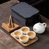 Portable One Pot Four Cups Dehua Dingyao Tea Set Will Sell Gifts Ceramic Travel Tea Set