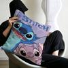 Cute Hello Sstitch Office Cushion Pillowcase Car Cushion CoverXCM Lumbar Pillowcase Sofa Pillowcover