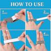 10pcs Buddy Tape Finger Straps with Padded No-Slip Hook and Loop Are A Washable and Reusable Buddy Straps for Fingers Solution