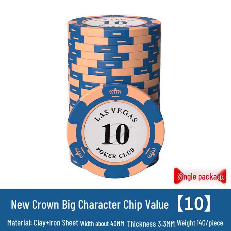 Chips Card Room Unique Mahjong & Poker Clay Chips Set