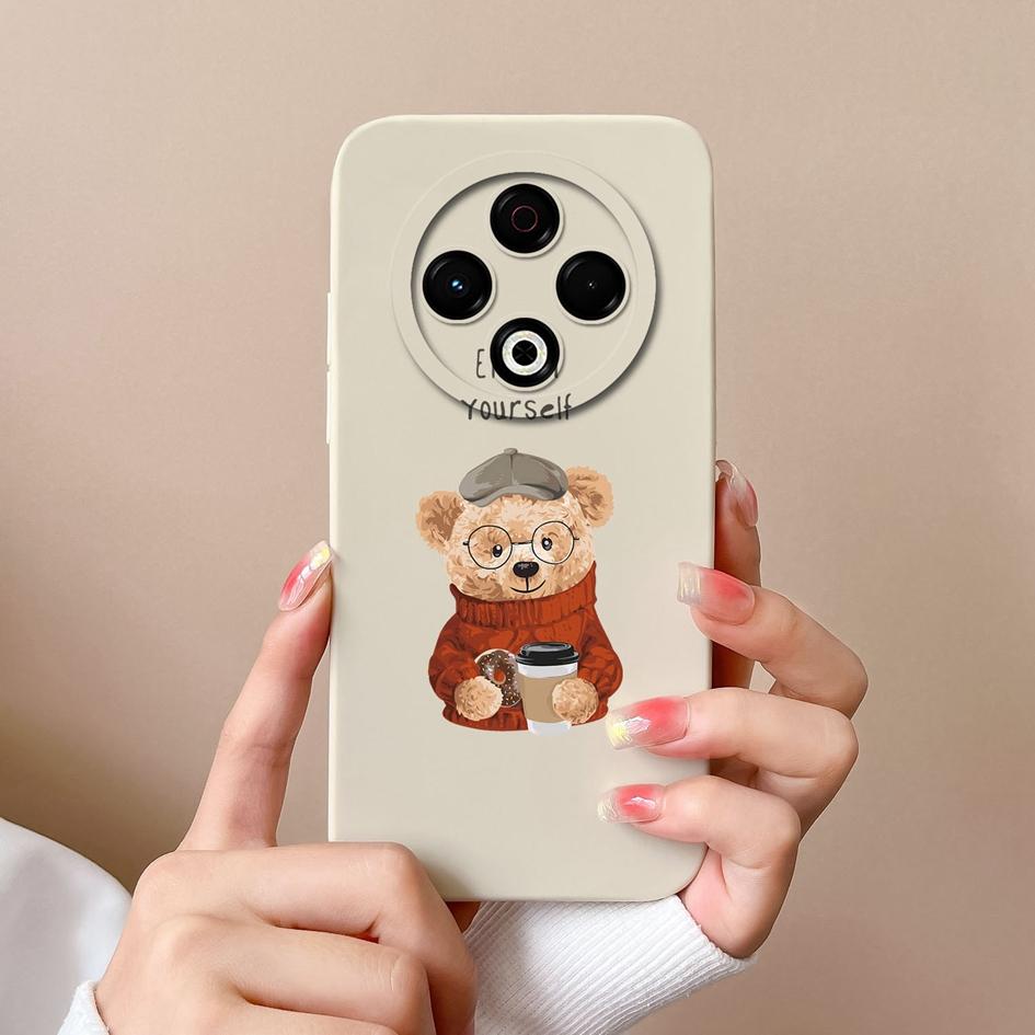 Mode-Hüllen für Tecno Camon Pop 9 Sprak 20 30 30C Pro 30S GO 1 2025 4G 5G Lovely Bear, weicher, ultradünner Displayschutz aus flüssigem Silikon für Tecno Capa