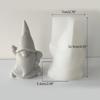 Cute Santa Claus Candle Mold Abstract Resin Epoxy Casting Molds for Christmas Party Decor Ornament Aromatherapy Mold