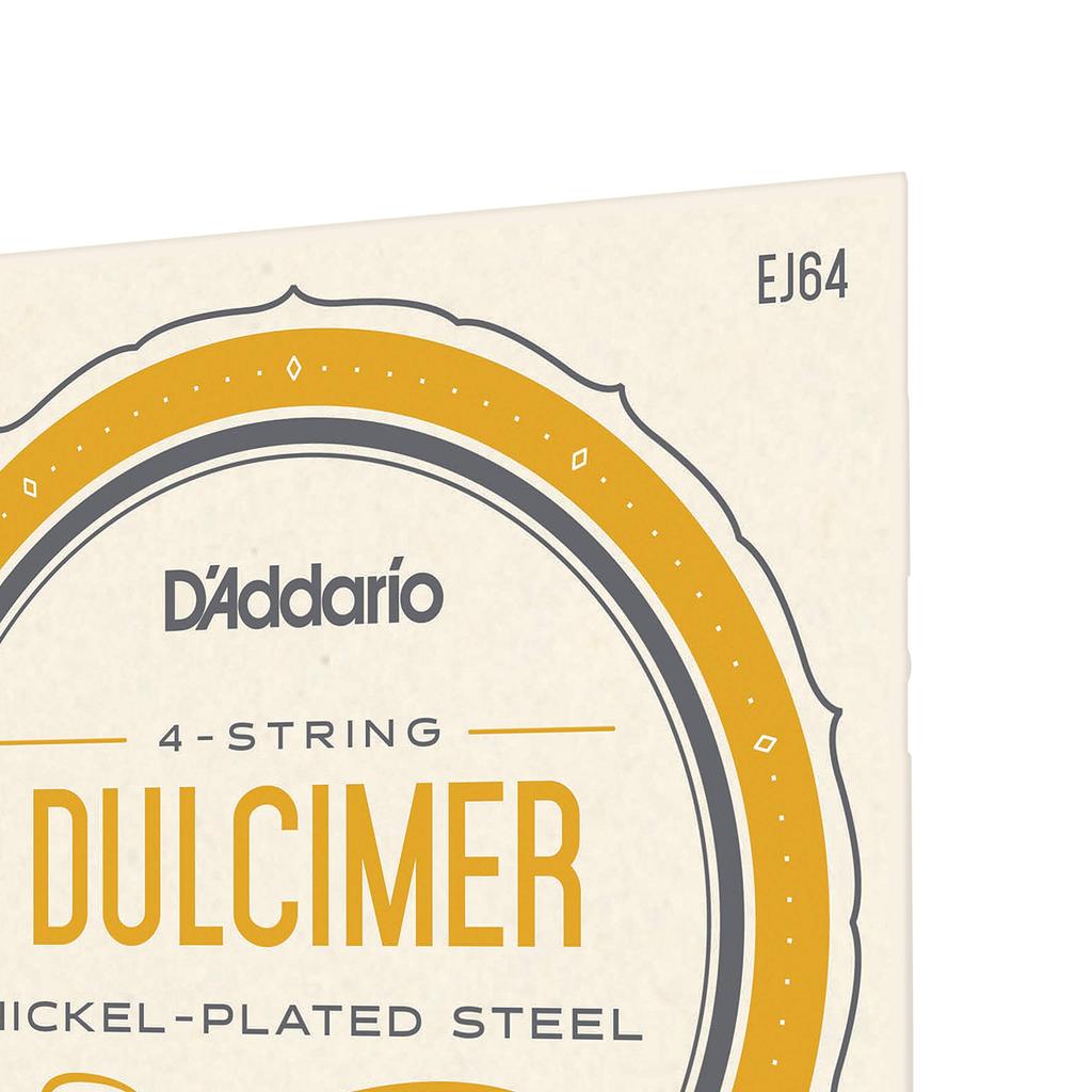 Dulcimer EJ64 D'Addario Strings, Nickel, 4-String, .012-.022,