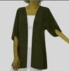 2024 Spring/Summer Women's Fashion Casual Solid Color Mid-Sleeve Outerwear