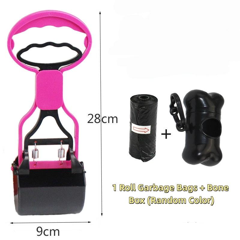 Hot Sale Portable Dog Pooper Scooper No Touch No Bend Long Handle Durable Easy Clean Pet Waste Picker for Outdoor Walking Yard