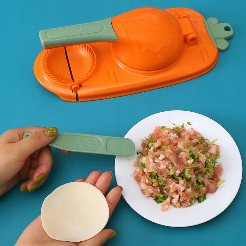 Máquina para Hacer Empanadillas 2 en 1 Máquina Redonda para Empanadillas Máquina Manual para Empanadillas