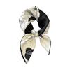 Hangzhou Floral Mulberry Silk Square Scarf - 70cm Silk Twill Women's Neck Accessory