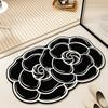Flower Pattern Bedroom Decor Carpet French Romantic Style Carpets for Living Room Home Washable Floor Mat Anti-slip Bathroom Rug