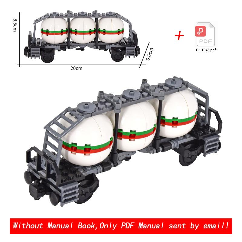 

MOC Город Креативная Идея Поезд Рейнгольд Двухэтажный Транспортный Вагон Конструктор Кирпичики Детские DIY Технические Игрушки