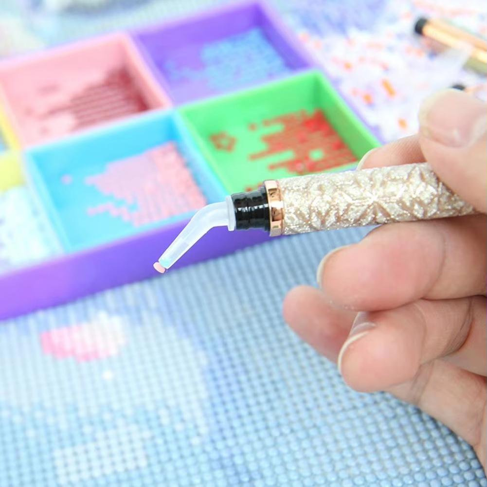 Diamond Painting Pen 5D Art Pen Diamond Painting Pen Kit Tool Accessories Stylus Drill Pen Art Cross Stitch Nail Neauty Pen