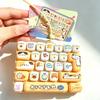 Fun 26-Key Fidget Button Stress Relief Pendant Keychain Cute Decompression Toy Bags Hanging Ornaments