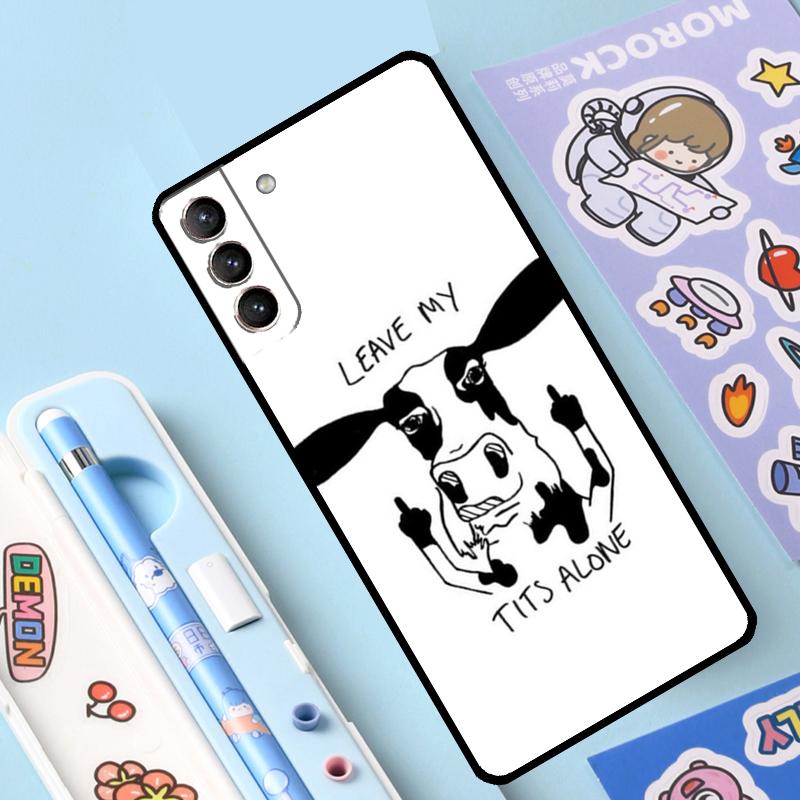 Go Vegan Case For Samsung Galaxy S23 S22 S21 Ultra S20 FE S9 S10 Note 10 Plus Note 20 Ultra Full Cover