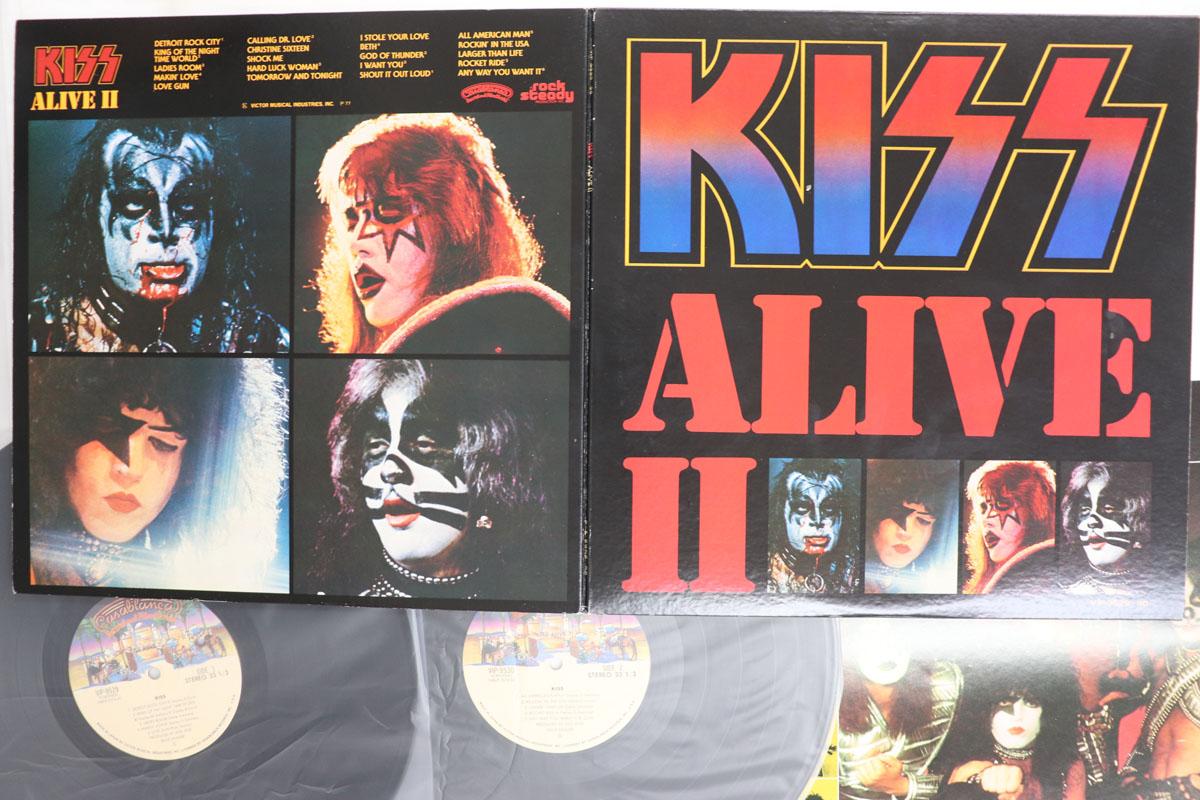 Виниловая пластинка KISS  Alive II VIP952930 CASABLANCA 1977 Япония Рок Б/у