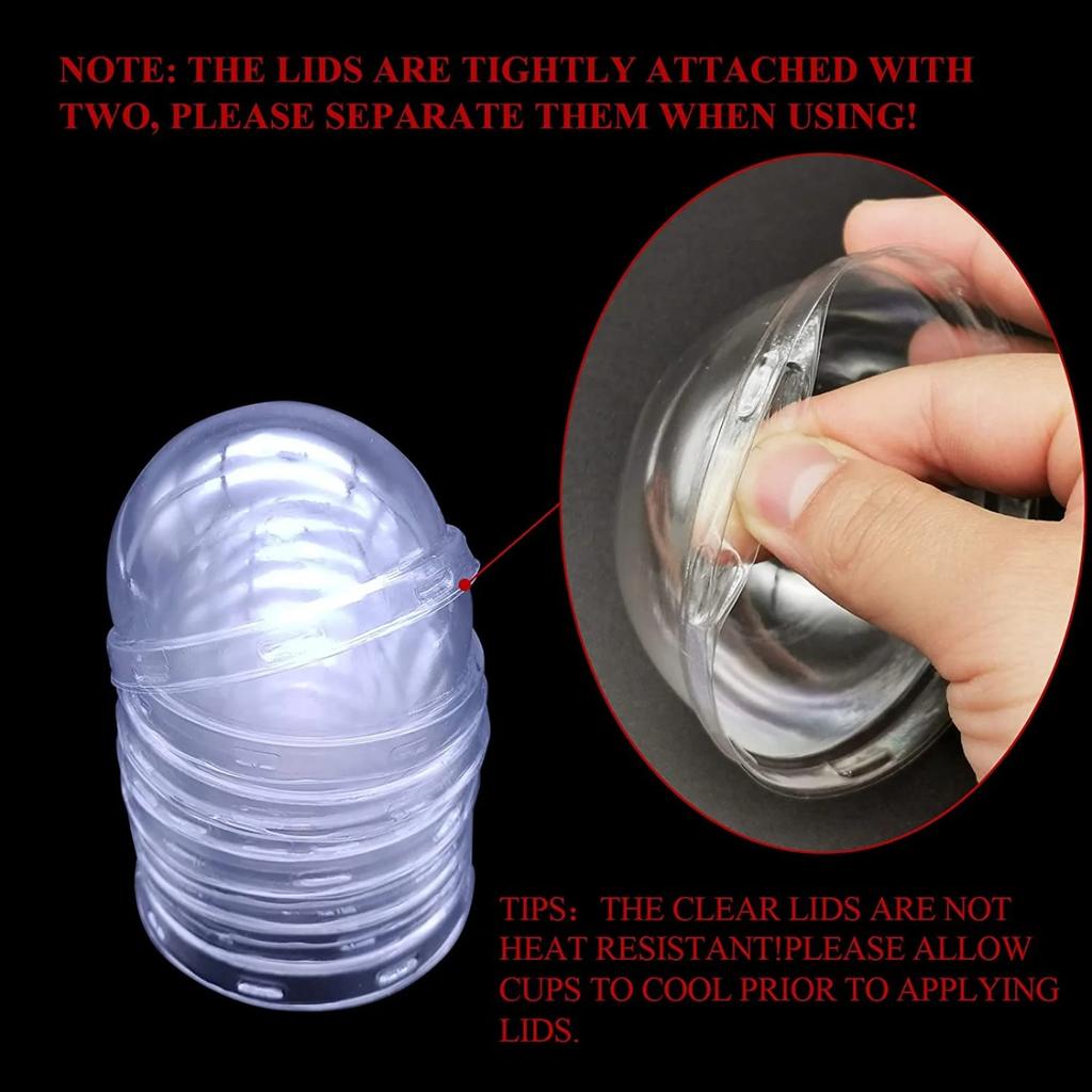 Large Muffin Cups 100 Pack, Foil Cupcake Liners With Dome Lids,Disposable Muffin Tins Cupcake Cups,Foil Ramekins Pans Cupcake Wrappers Holders,Cupcake