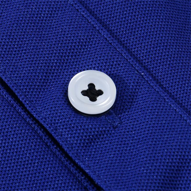 Casual Summer Solid Men's Polo Shirt Top Business Polo Men Short Sleeve Sports Tee Shirts Blue Black White Tops