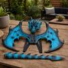 Dragon Dress Up Set Children's Costumes Set, with Mask Tail And Wing, Lightweight Red Blue Green Black Wings Cosplay Costumes, for Ages 3-12