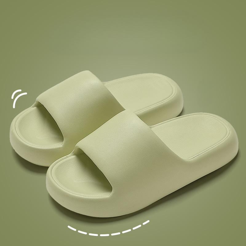 

Женские тапочки с толстой подошвой, создающей ощущение, будто наступаешь на какашки, противоскользящие и не впитывающие запахи. Летний дом и отдых пара сандалии 36-37 зелёный