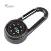 Multifunctional Carabiner Mini Compass + Thermometer + Keychain In 1