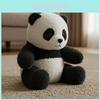 Panda Plush Toy With Soft Crystal Velvet Material For Gifts And Collectors