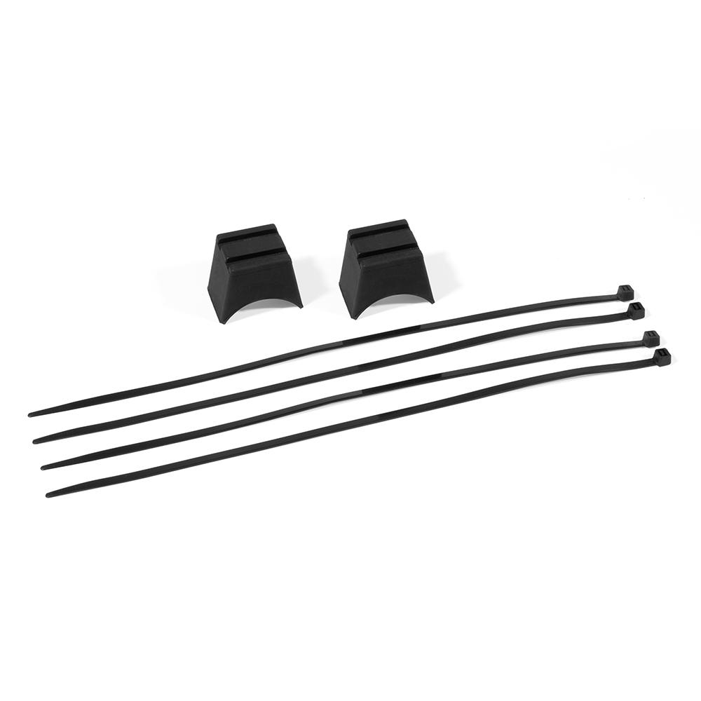 

2PCS Universal Rubber Motorcycle Steering Limiter Blocks Protection Drop Accessories Prevents Frame Broken чёрный