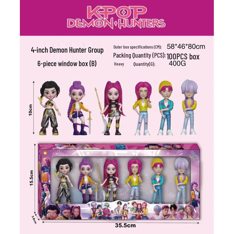Cross Demon Hunter Rumi & Mimi K-Pop Figure Model Blind Box Ornament