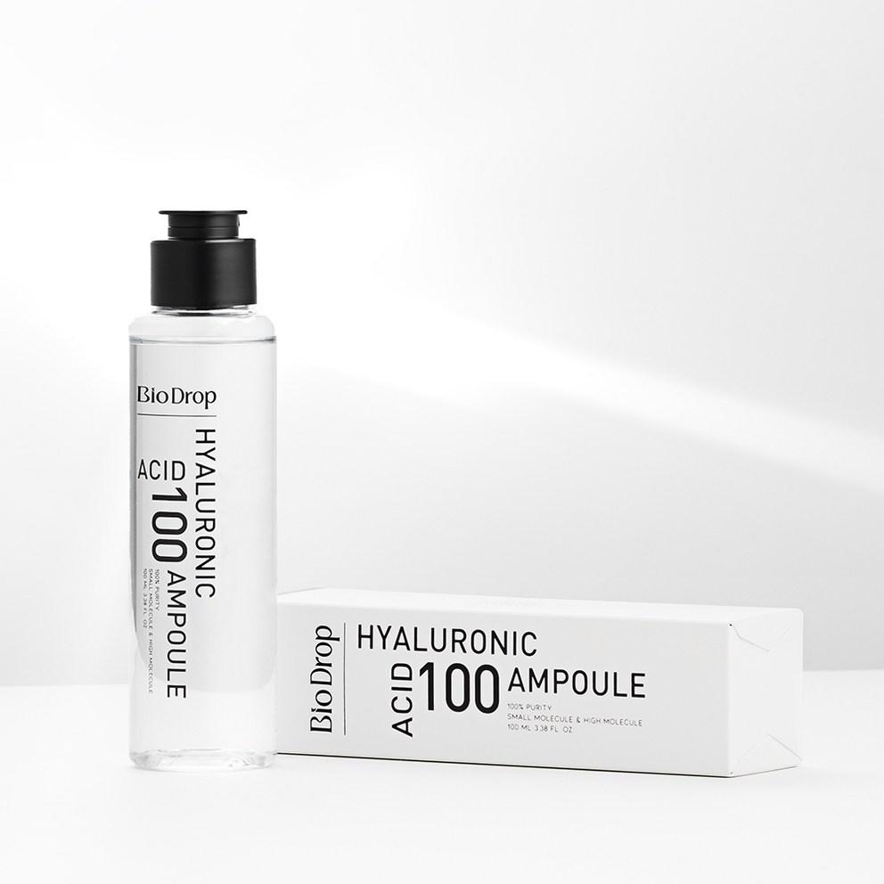 [Biodrop] 100 Hyal All Ampoule, High Concentrate Hyaluronic Acid 100%, 100ml