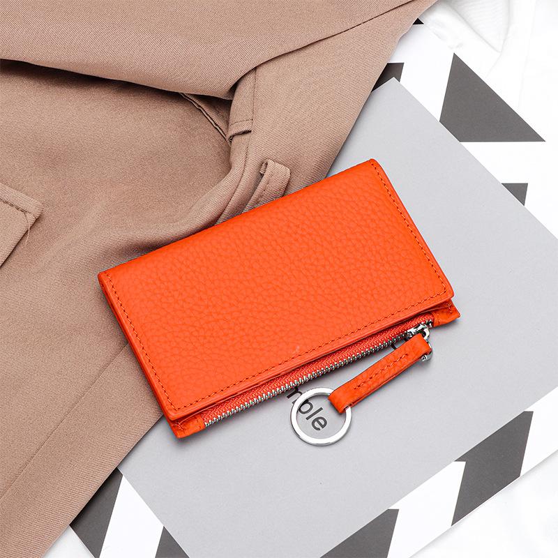 

Slim Wallet for Women Genuine Leather Card Holder Bank Card Multi Card Slot Business Card Bag Commuter Wallet Men s Cover Wallet