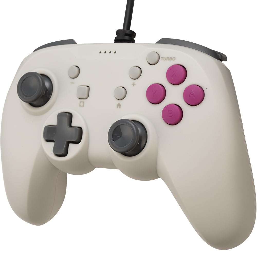CYBER Retro Style Gamepad 4B Wired Type Switch2 Retro Gray (for / Switch)