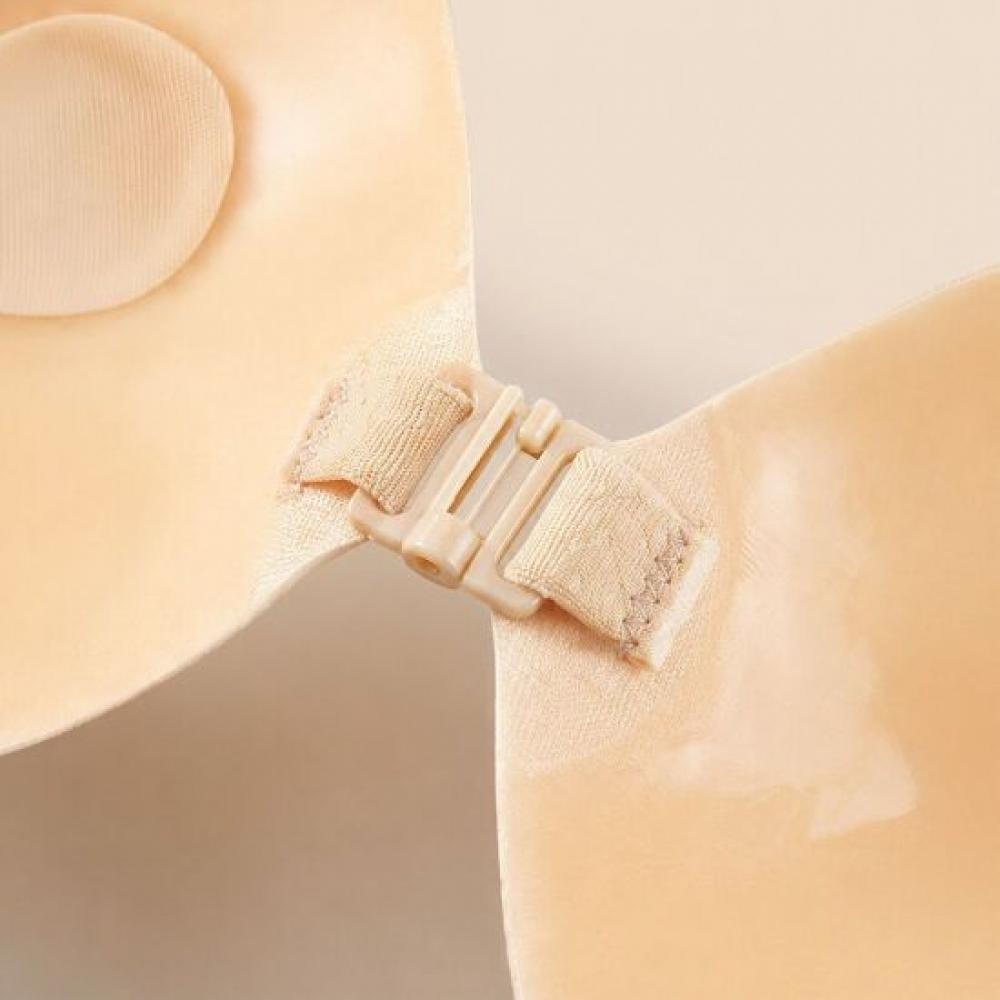 Navava Comfortable Breathable Front Hook Nude Bra 1+1