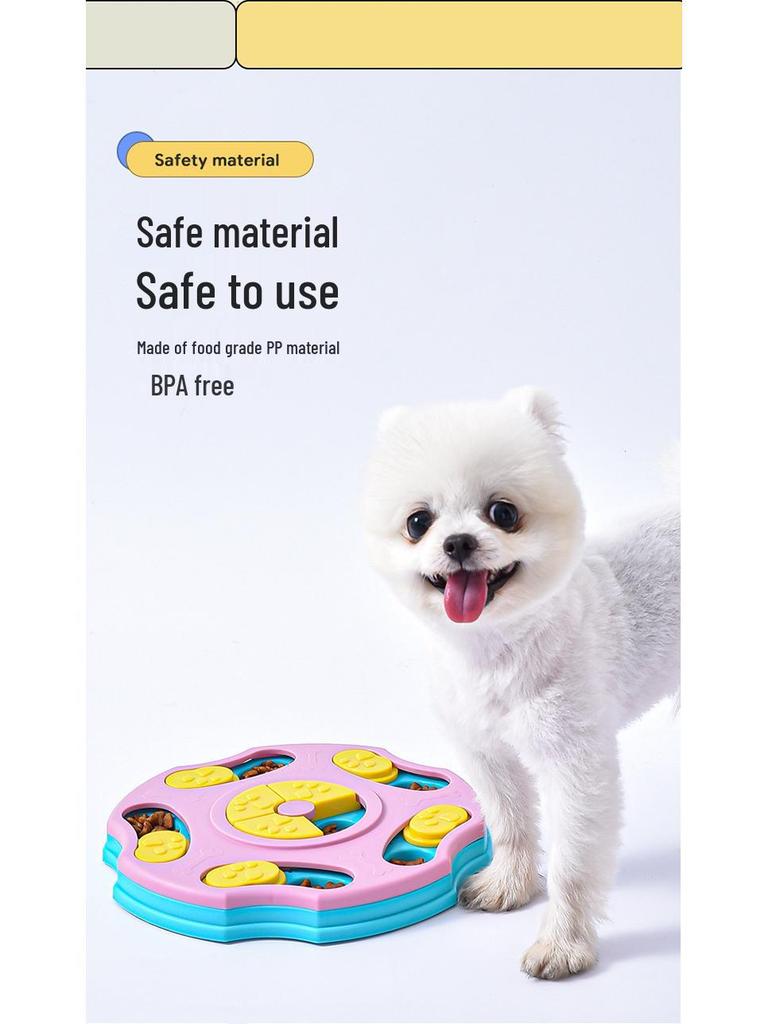 Pet Food Puzzle: Dog Sounding, Slow Feeder Bowl, Cat Treat, Boredom Relief Sniffing Toy