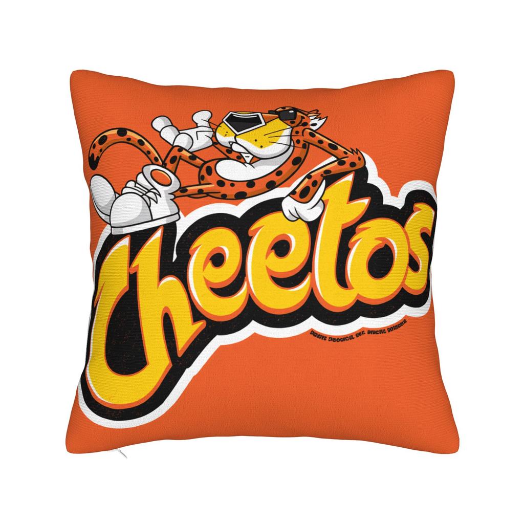Lebensmitteldruck C-Cheetos Kissenbezüge Neuartiger Kissenbezug für Sofa Schlafzimmer Heimdekoration Weiche Kissenhülle
