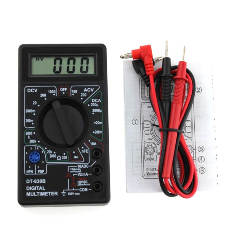 Dt830b LCD Digital Voltmeter Amperemeter Ohmmeter Multimeter Volt Tester Messgerät