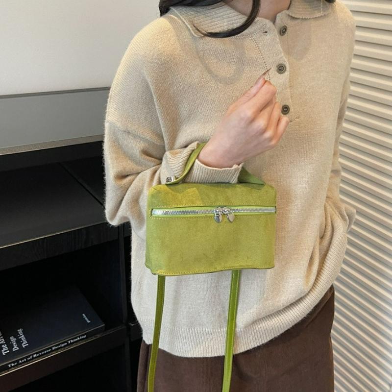 Autumn Winter Premium Suede Crossbody Bag Retro Stylish Shoulder Bag Comfortable and Versatile Texture Storage Bag for Women