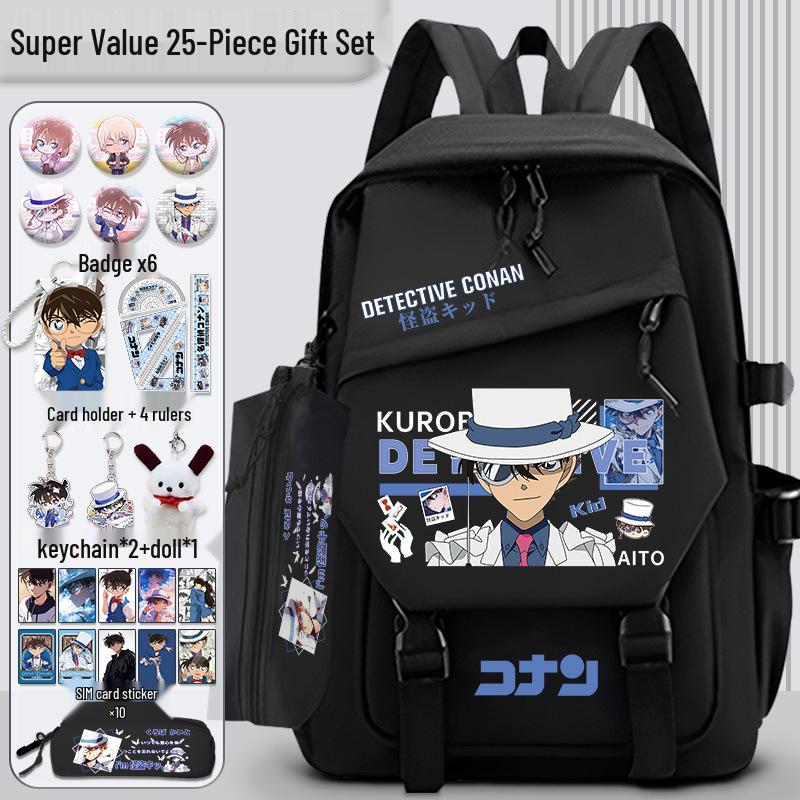 Detective Conan x Kaito Kid Large Capacity Backpack for Students