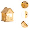 Christmas Tree Hanging Decoration Cabinet Lighted up Christmas Village House